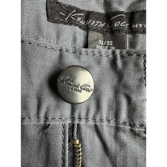 Kenneth Cole Grey Straight Leg Five Pocket Corduroy Pants Size 32/32 - Picture 5 of 6